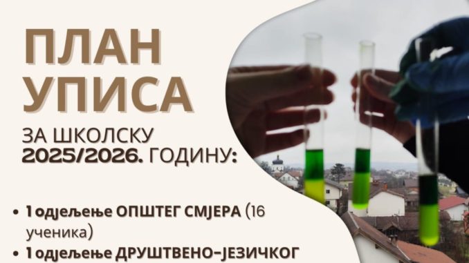 gimnazija prnjavor plan upisa 2025 crop
